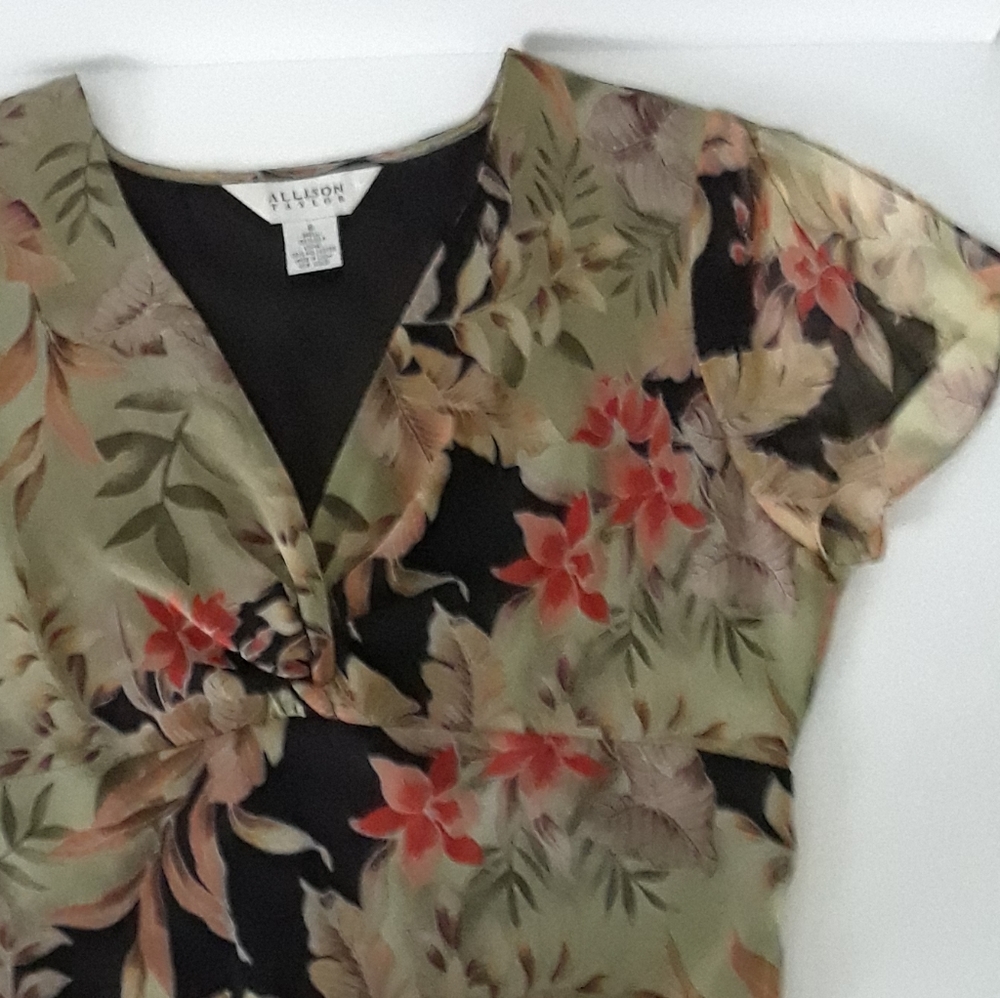 Vintage Y2K Silk Embroidered Slip Dress - Picture 5 of 9